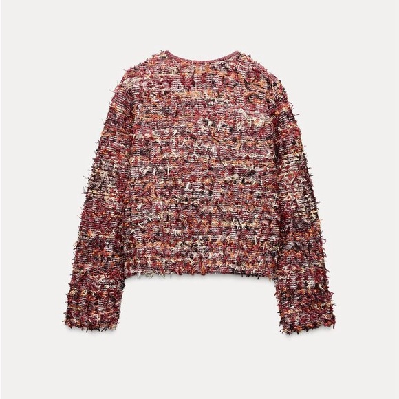 ZARA structured knit cardigan NWT - Picture 12 of 13